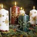 velas de navidad